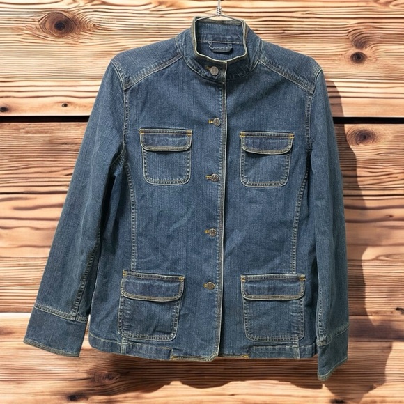 Eddie Bauer Blue Denim Jacket - Picture 12 of 12